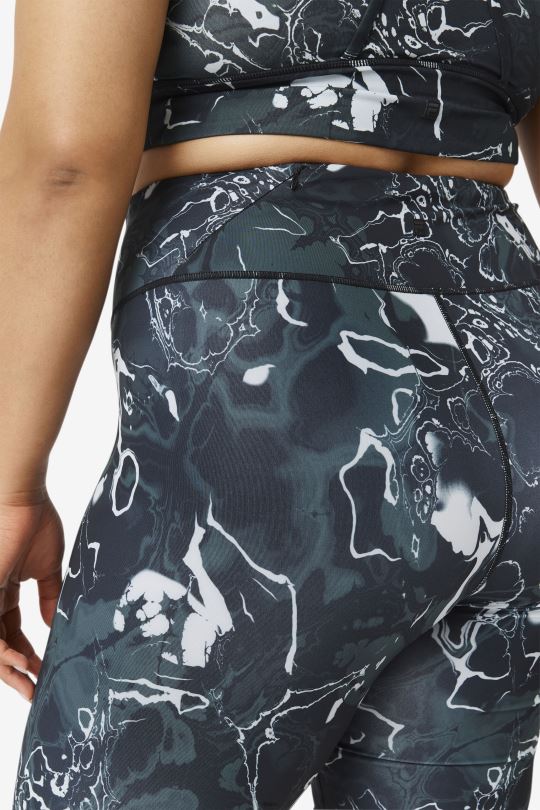 black marble fila forza 8inch bike short 0668L1947 černý mramor FILA