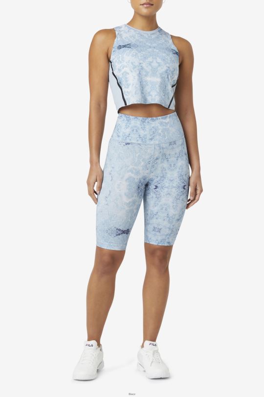 blue fog forza 8inch bike short fila 0668L1944 modrá mlha FILA