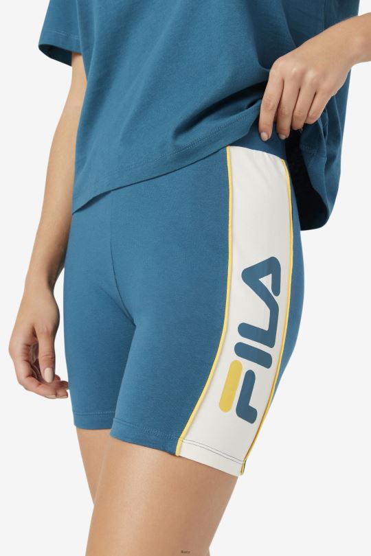 davina bike short blue coral fila 0668L1643 modrý korál FILA