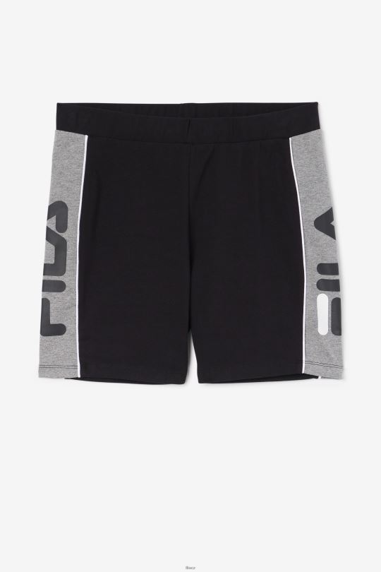 davina bike short fila black/heather/white 0668L1640 černá/vřes/bílá FILA