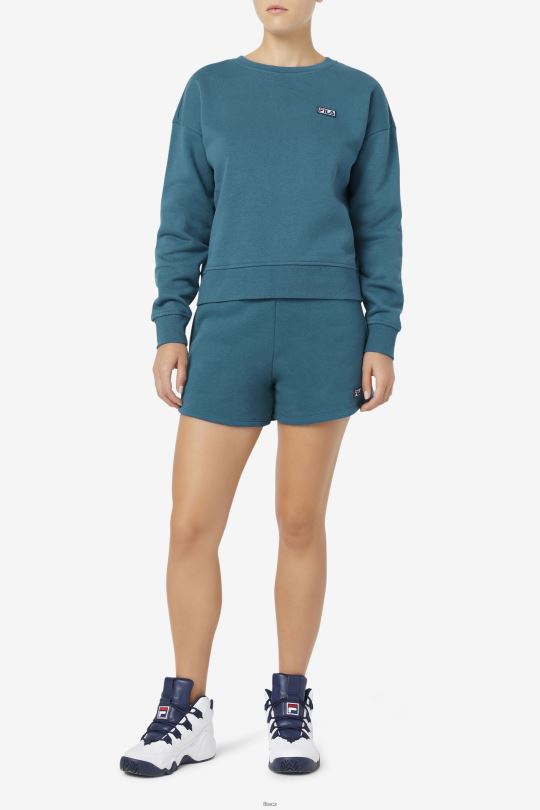 diara high rise short blue coral fila 0668L1685 modrý korál FILA