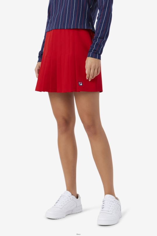 červená amy plisovaná sukně fila 0668L1746 Červené FILA