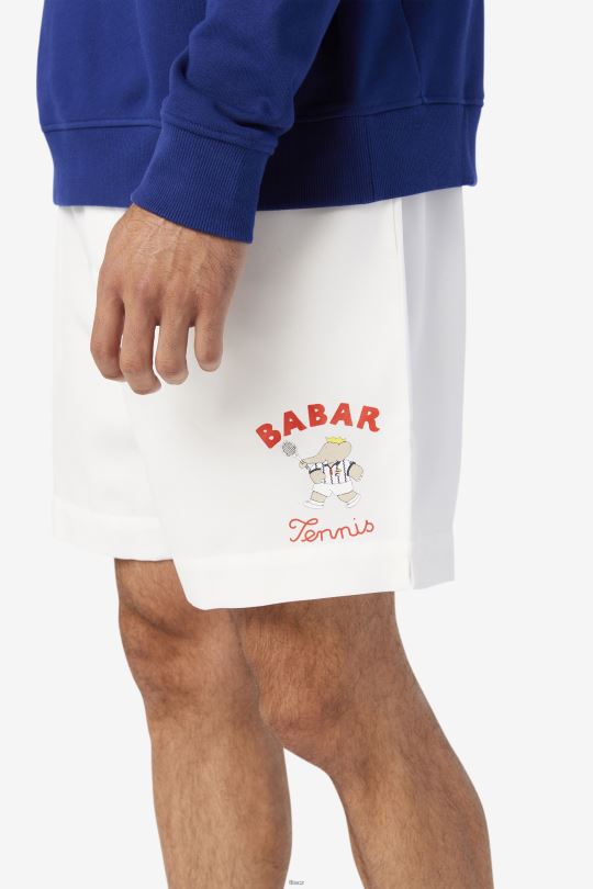 fila bílá/maják modrá/ohnivě červená fila x rb babar marckus krať 0668L1702 bílá/maják modrá/ohnivá červená FILA