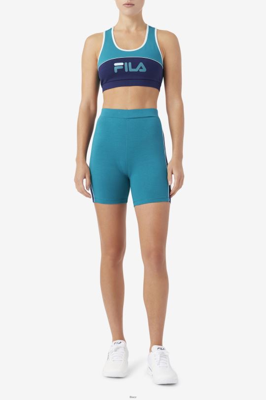 fila deep lake/navy/iced aqua davina bike short 0668L1696 hluboké jezero/námořnictvo/ledové aqua FILA