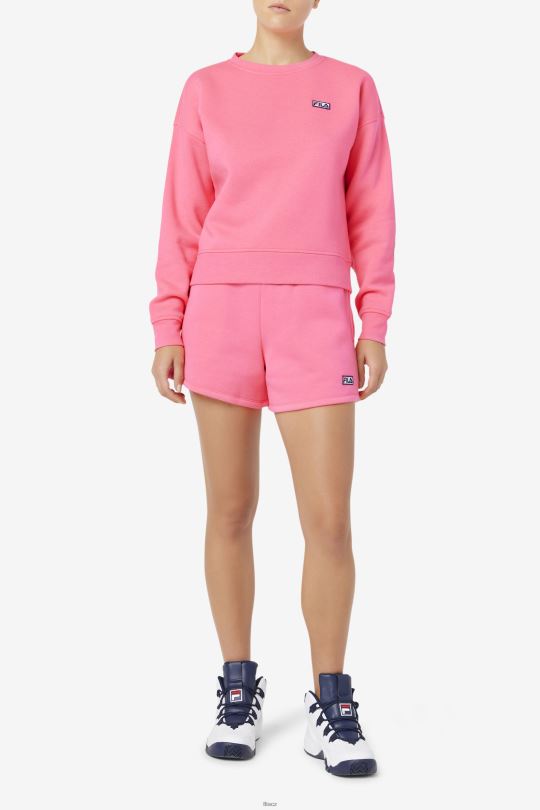 fila diara high rise short pink 0668L1687 růžový FILA