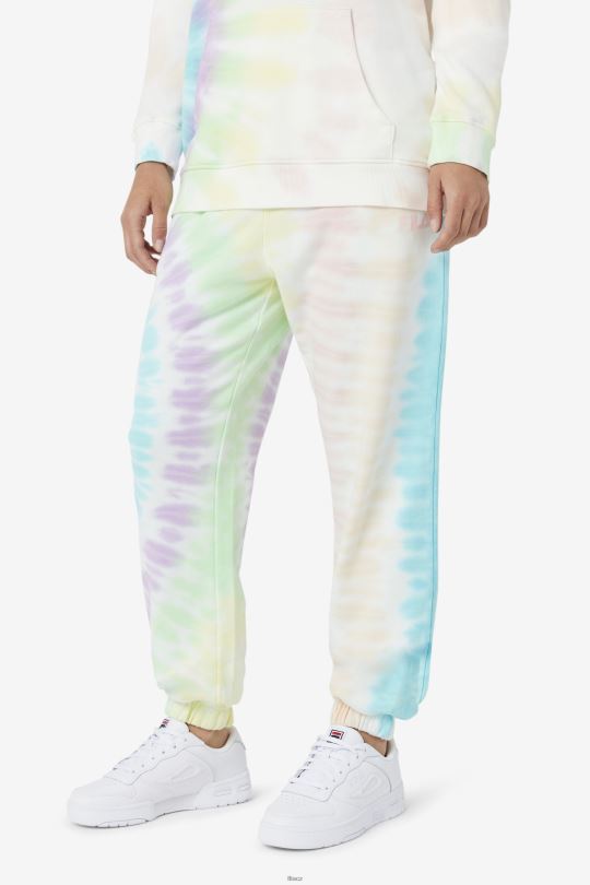 fila double cream tie dye raleigh tie dye dye jogger 0668L1654 dvojitá krémová barva na kravatu FILA