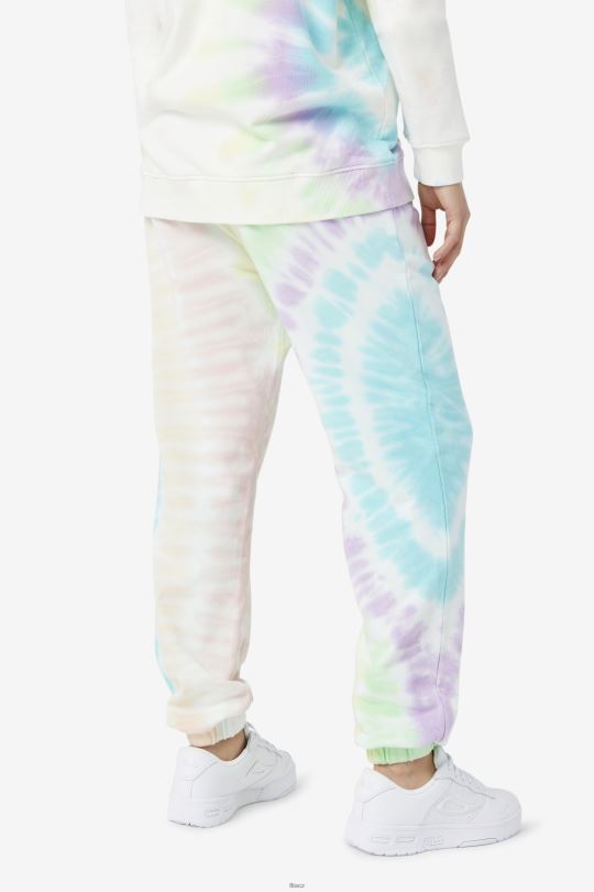 fila double cream tie dye raleigh tie dye dye jogger 0668L1654 dvojitá krémová barva na kravatu FILA