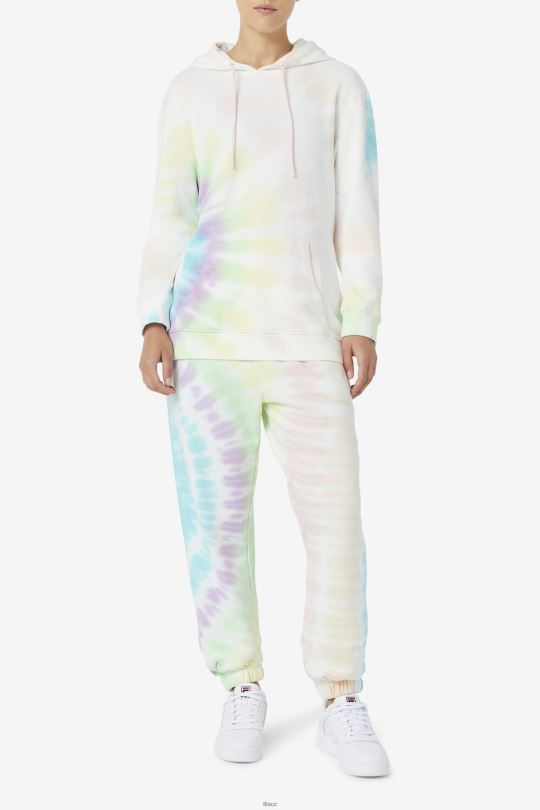 fila double cream tie dye raleigh tie dye dye jogger 0668L1654 dvojitá krémová barva na kravatu FILA