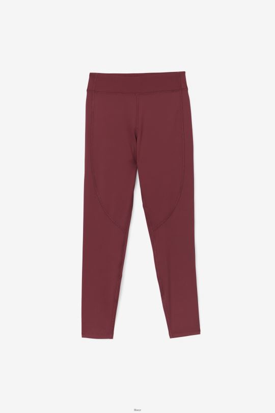 fila emie legging tawny port 0668L1729 žlutohnědý port FILA