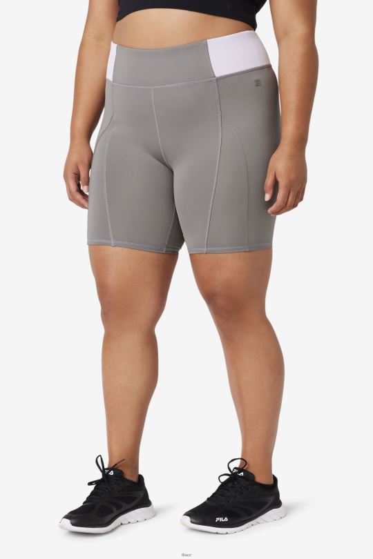 fila forza 8inch texture bike short gargoyle/levandule blue 0668L1963 chrlič/levandule modrá FILA