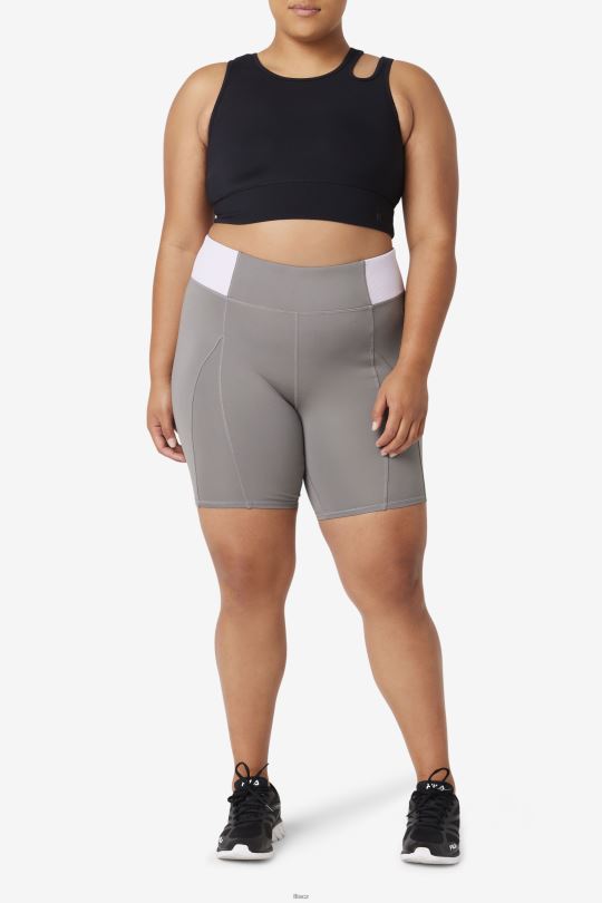 fila forza 8inch texture bike short gargoyle/levandule blue 0668L1963 chrlič/levandule modrá FILA
