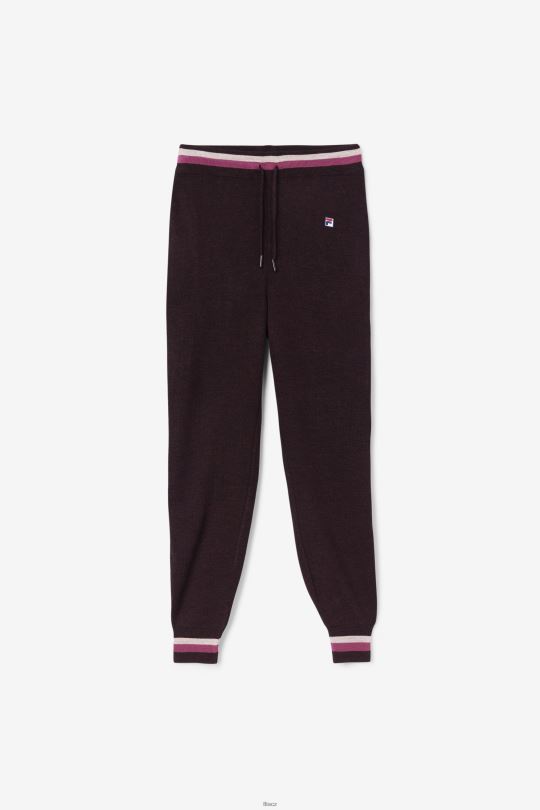 fila frankie pletené kalhoty hroznové víno/rouge/potpourri 0668L1561 hroznové víno/rouge/potpourri FILA