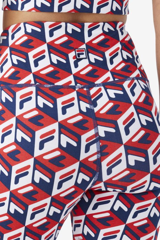 fila karteras 7/8 těsné červená/námořnická/bílá 0668L1705 červená/námořnická/bílá FILA
