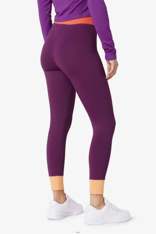 fila marnie základní vrstva legín charisma/crocus petal/cayenne 0668L1735 charisma / okvětní lístek krokusu / kajenský pepř FILA