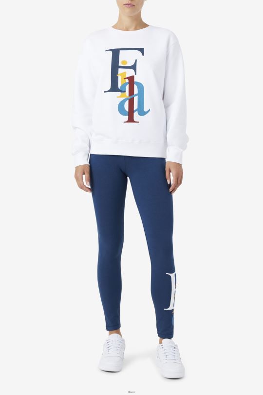fila ocean/white luelle těsné 0668L1708 oceán/bílá FILA