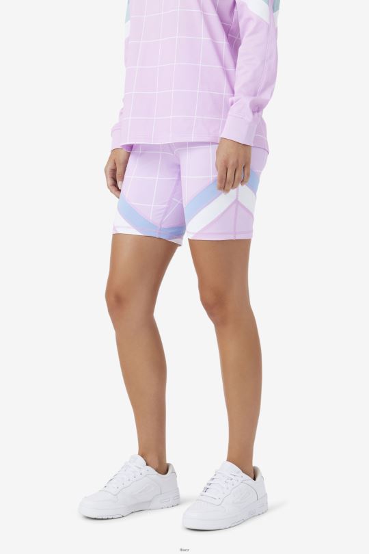 fila orchidej/modro/bílé kolo yareli krátké 0668L1576 orchidej/modrá/bílá FILA