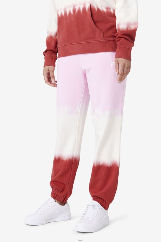 fila piruette/bílá/země červená raleigh kravata dye jogger 0668L1660 pirueta/bílá/země červená FILA