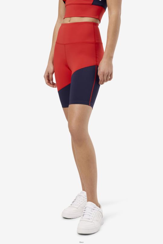 fila red marley bike short 0668L1690 Červené FILA