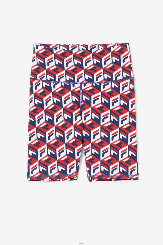 fila red/navy/white ainhoa ​​bike short 0668L1564 červená/námořnická/bílá FILA