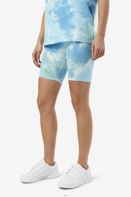 fila taima kravata dye bike short white/splish/all/latigo bay 0668L1675 bílá/plish/all/latigo bay FILA