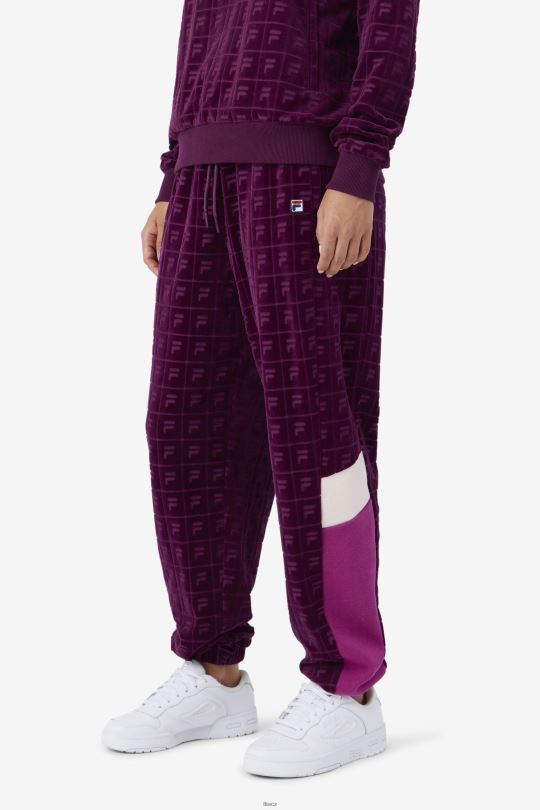 helen velur jogger hroznové víno/rouge/potpourri fila 0668L1559 hroznové víno/rouge/potpourri FILA