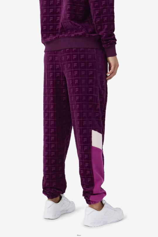 helen velur jogger hroznové víno/rouge/potpourri fila 0668L1559 hroznové víno/rouge/potpourri FILA
