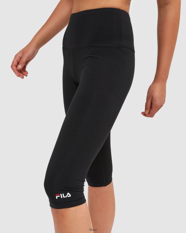 klasické dámské capri punčochové kalhoty fila černé 0668L2876 Černá FILA