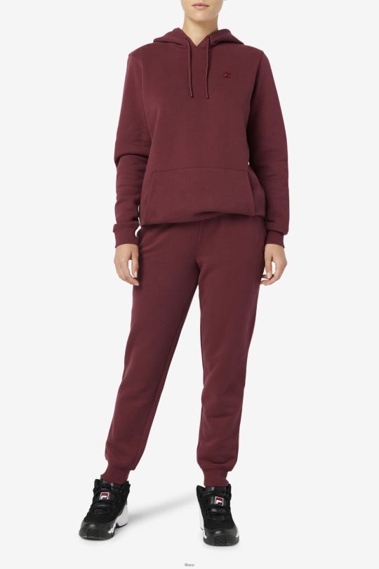 žlutohnědý portský fila avah jogger 0668L1611 žlutohnědý port FILA