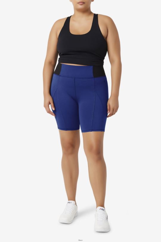 námořnická pivoňka/black forza 8inch textur bike short fila 0668L1962 námořnická pivoňka/černá FILA