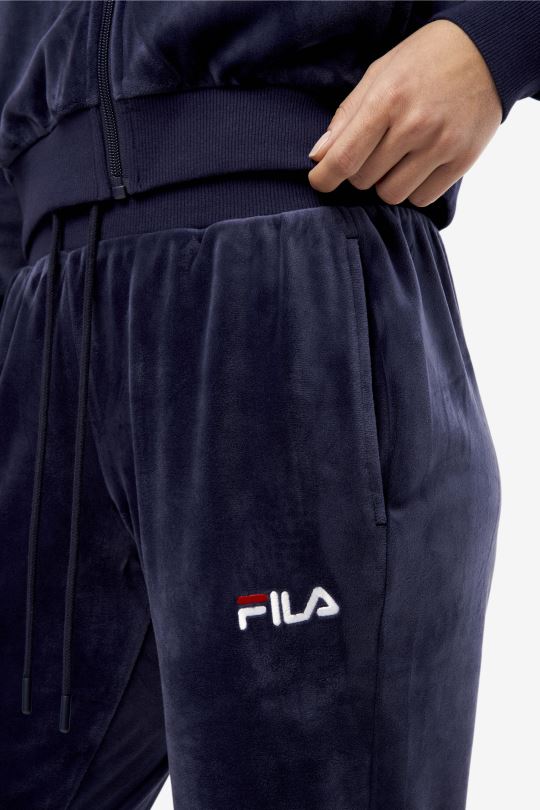 námořnická zura velur jogger fila 0668L1584 námořnictvo FILA