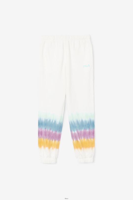 raleigh tie dye jogger white tie dye fila 0668L1655 bílá barva na kravaty FILA