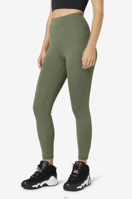 smirkový legging tymián fila 0668L1727 tymián FILA