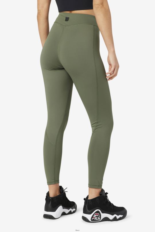 smirkový legging tymián fila 0668L1727 tymián FILA