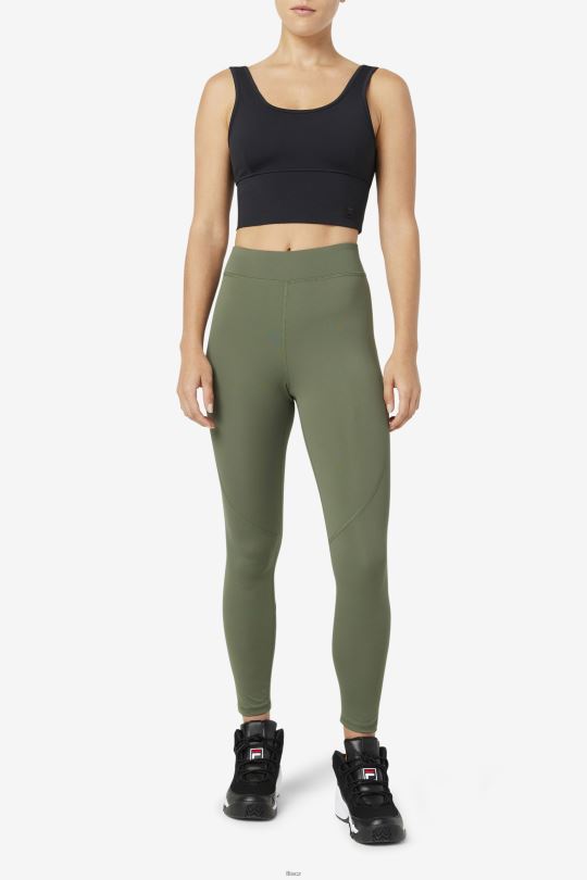 smirkový legging tymián fila 0668L1727 tymián FILA
