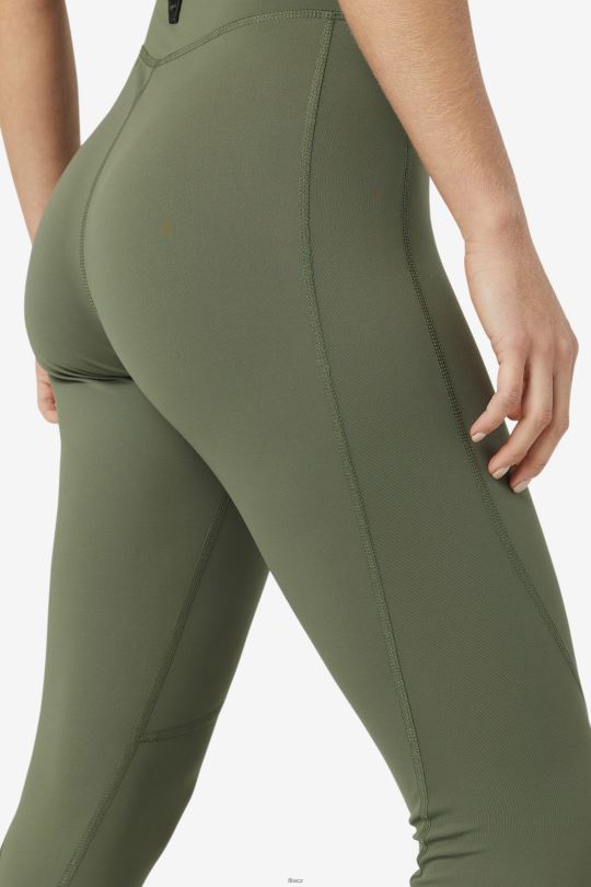 smirkový legging tymián fila 0668L1727 tymián FILA