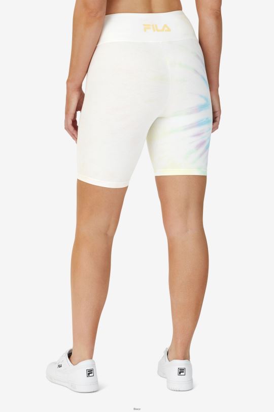 taima tie dye bike short fila double cream tie dye 0668L1676 dvojitá krémová barva na kravatu FILA
