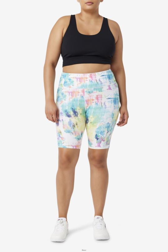 tie dye forza 8inch tie dye bike short fila 0668L1956 barva na kravatu FILA