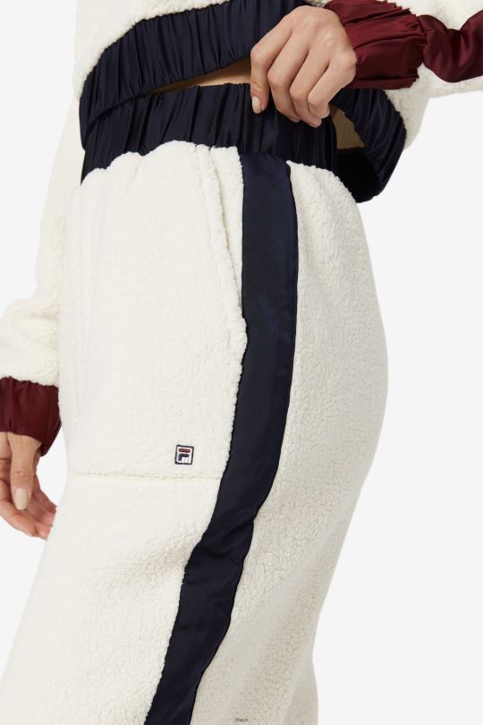 tofu/peacoat/tawny port fila malia jogger 0668L1587 tofu/peacoat/tawny port FILA