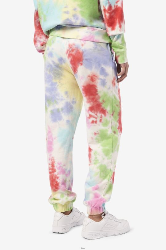 zelená/bílá/brčál/červená fila raleigh kravata dye jogger 0668L1653 zelená/bílá/brčál/červená FILA