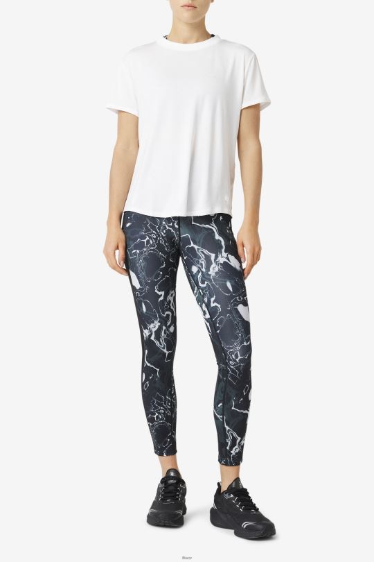fi-lux top s krátkým rukávem bílá fila 0668L1901 bílý FILA