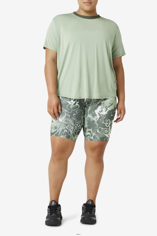 fi-lux top s krátkým rukávem bazalka/tymián fila 0668L1919 bazalka/tymián FILA