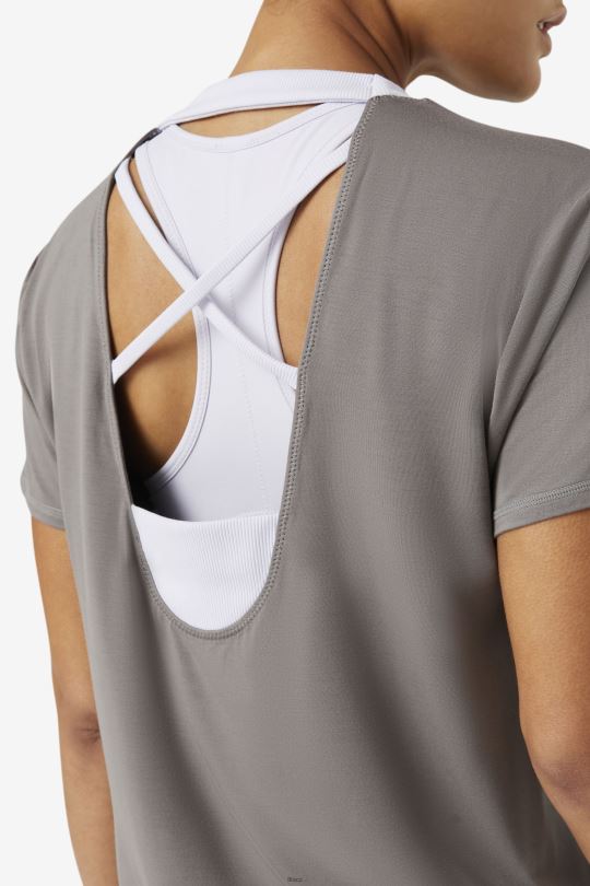 fila gargoyle fi-lux top s krátkým rukávem 0668L1900 chrlič FILA