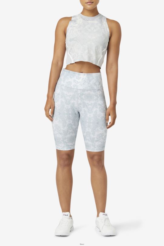 fila highrise/white uplift athletic crop top 0668L1924 výškové/bílé FILA