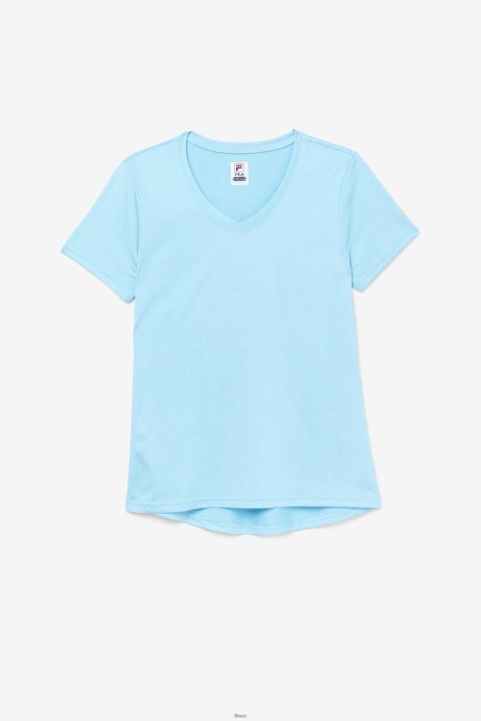 fila pikleball hedvábný véčkový výstřih bluefish heather 0668L2029 bluefish vřes FILA