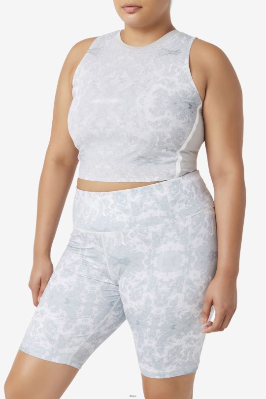 fila uplift athletic crop top highrise/bílá 0668L1933 výškové/bílé FILA