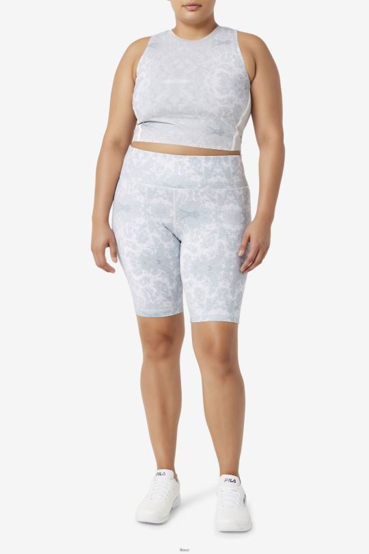 fila uplift athletic crop top highrise/bílá 0668L1933 výškové/bílé FILA