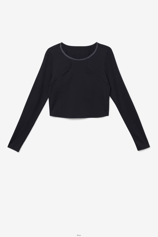 uplift dlouhý rukáv crop top černá fila 0668L1883 Černá FILA