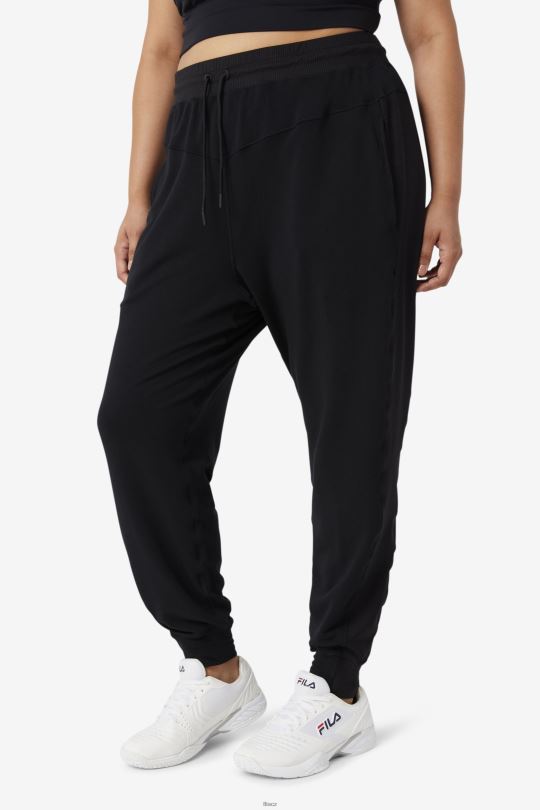 fila fi-lux textura jogger černá 0668L2011 Černá FILA