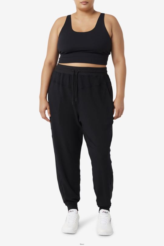 fila fi-lux textura jogger černá 0668L2011 Černá FILA