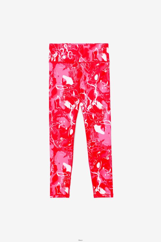fila forza elegantní 7/8 legíny růžové mramorové 0668L1975 růžový mramor FILA